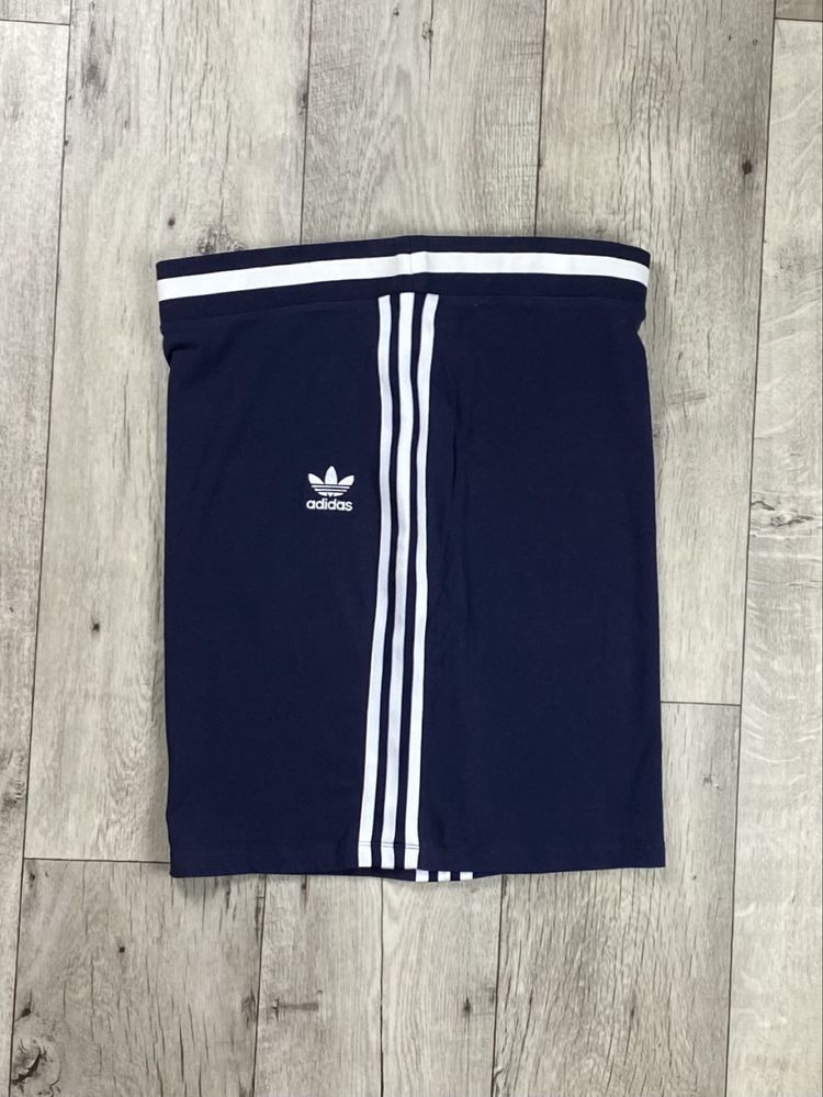 Adidas original юбка 16 L размер женская спортивная синяя оригинал