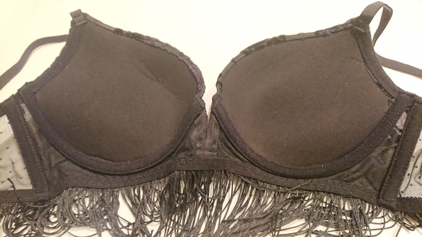 Biustonosz Intimissimi 75C mia super push up frędzle sexy