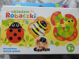 Czuczu puzzle Układam robaczki