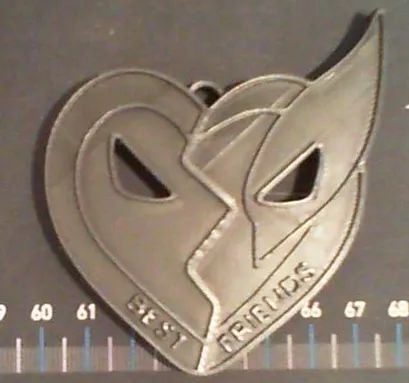 Pingente Wolverine e Deadpool para Mochilas!