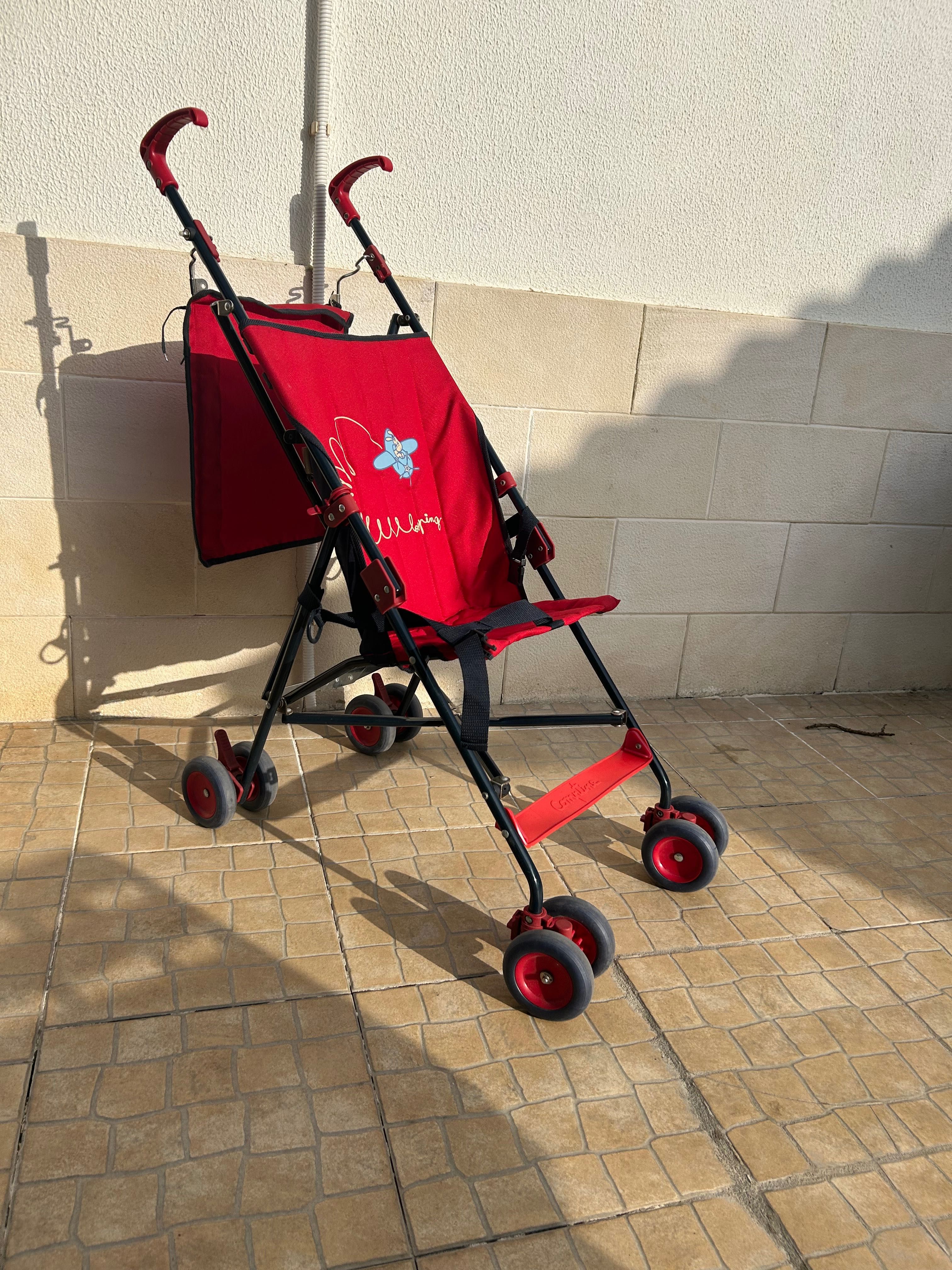 Carrinho de Bebé Vermelho