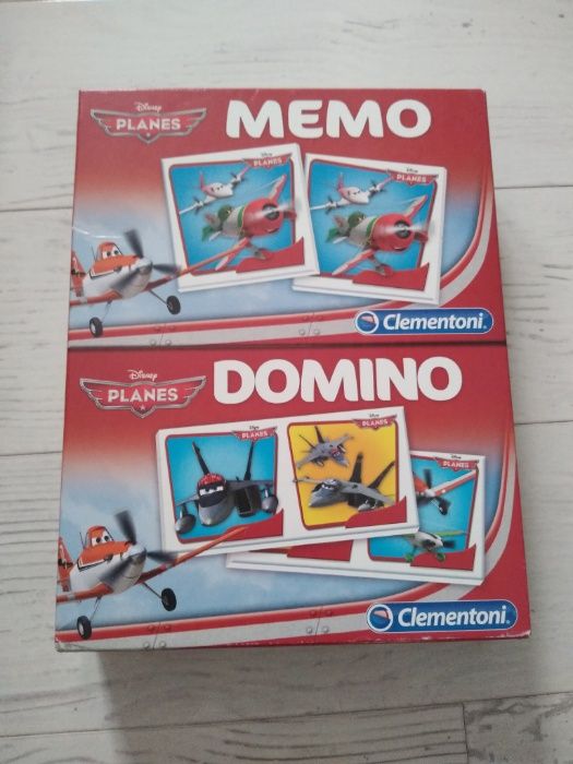 Gra domino i memo/ memory Planes/samoloty 2 w 1, Clementoni