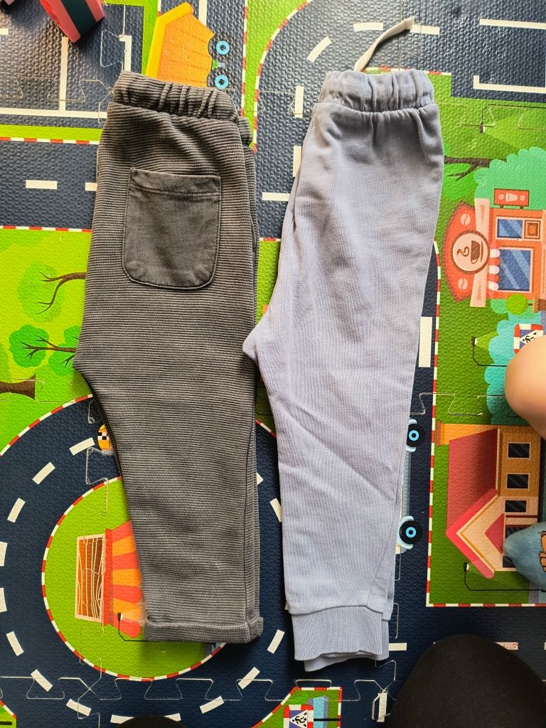 Spodnie długie baggy h&m Rezerved chłopiec rozm. 92/98