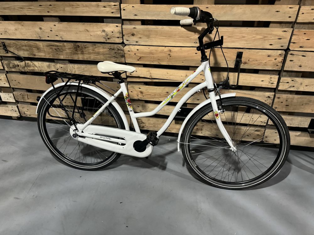 Nowa damka miejska 7 biegow w piascie shimano Naxus