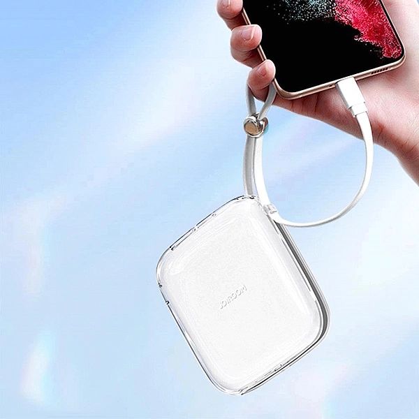 Powerbank Joyroom JR-L005, 10000mAh Lightning USB-A - biały