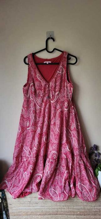 Bawełniana sukienka na co dzień, Sukienka bawełniana boho