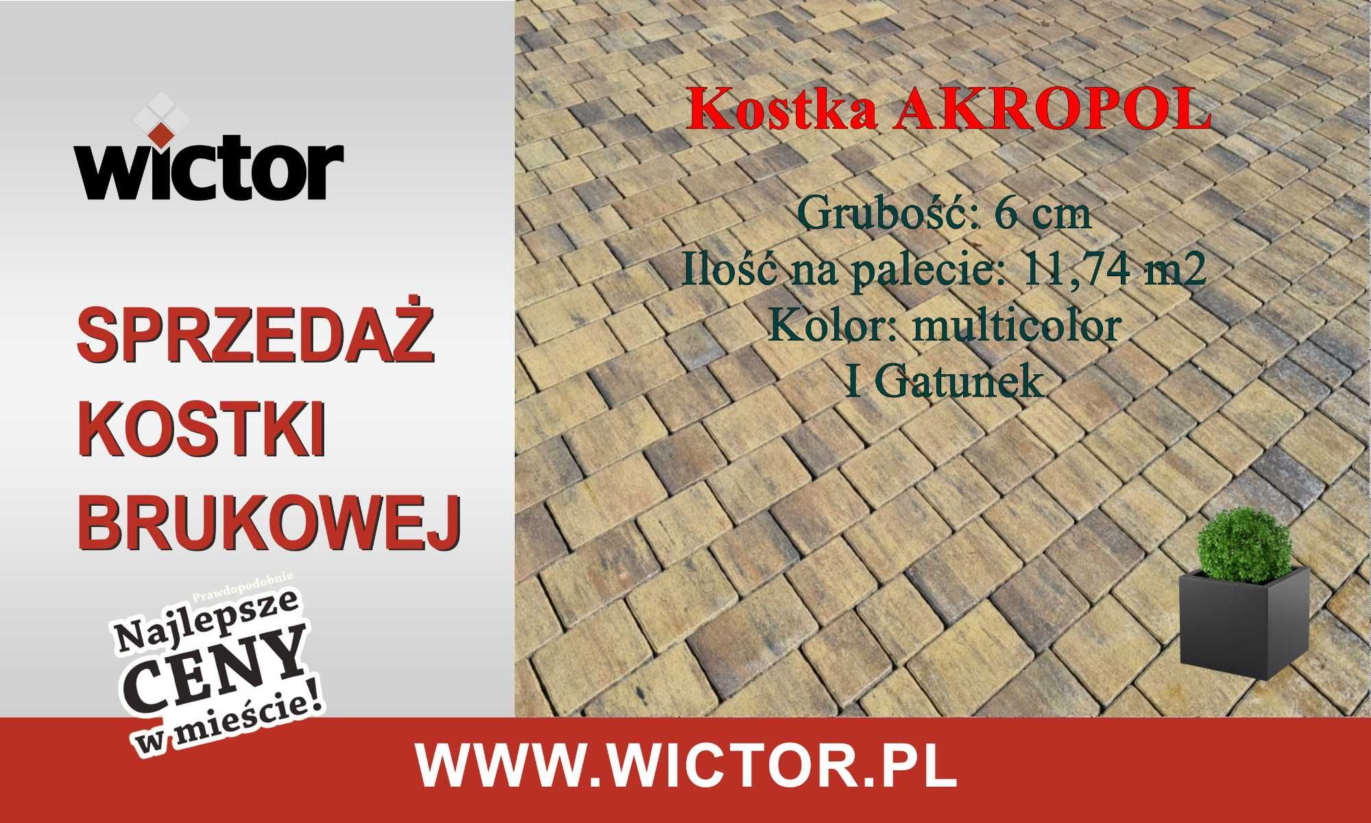 Kostka brukowa Akropol BRUK - sprzedaż kostki brukowej