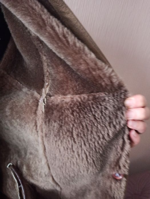 Kożuch damski skórzany XL