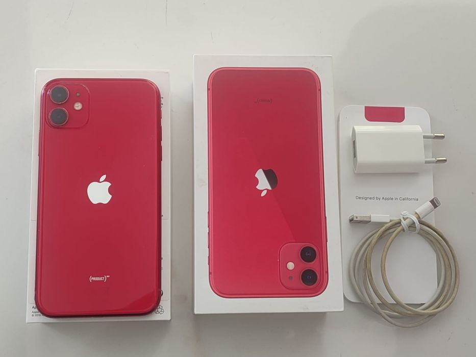 iPhone 11 vermelho 128GB