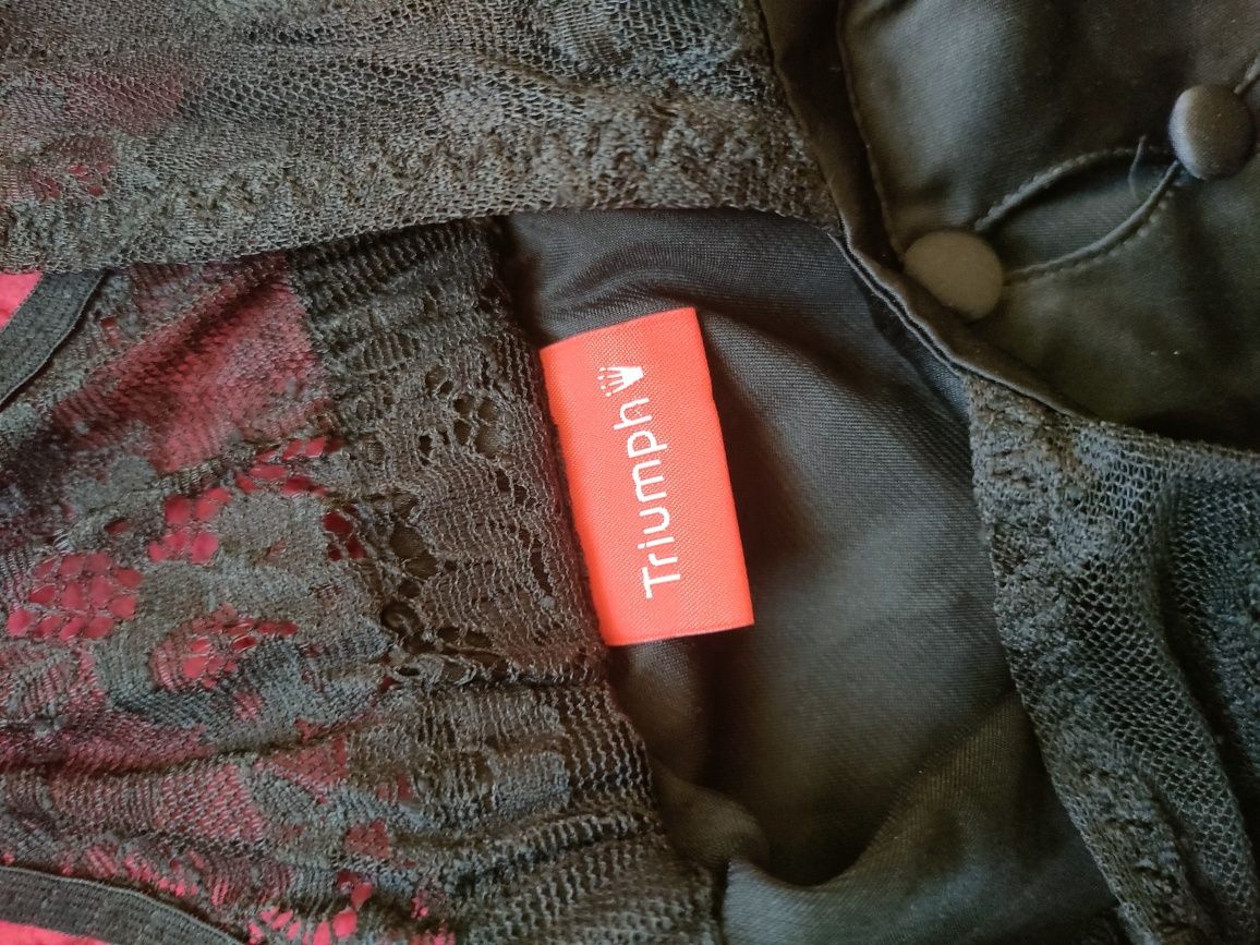 Koszulka nocna Triumph S/M .Z koronką.