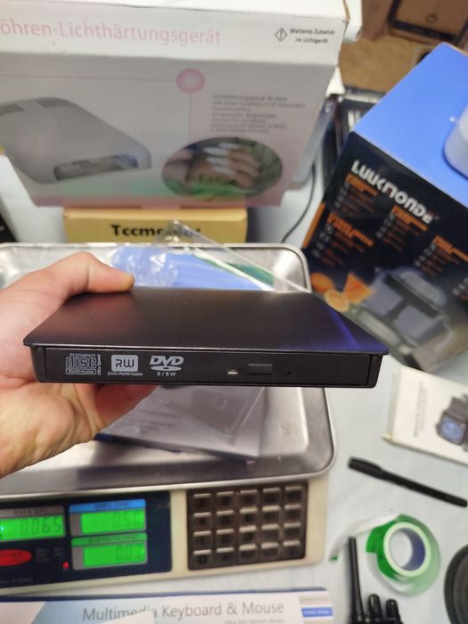 Внешний USB 3.0 DVD-RW CD-RW привод, портативный дисковод