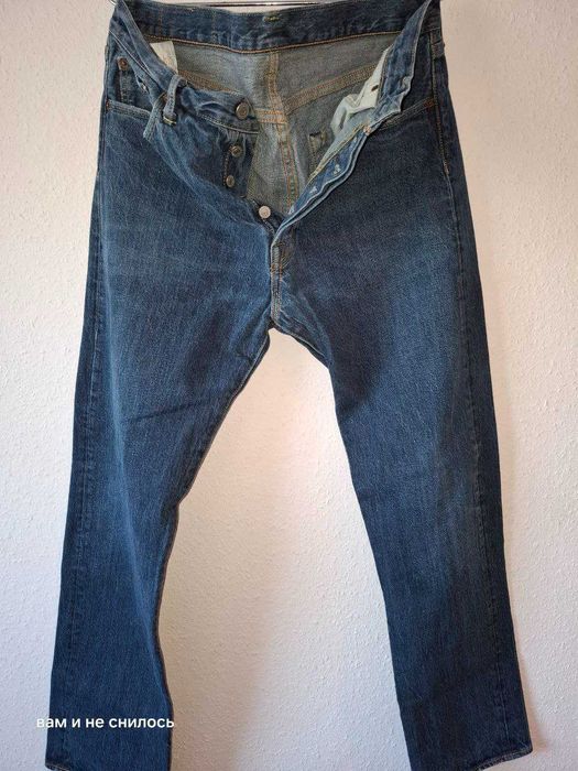 Spodnie LEVI’S 501 R 34x32 męskie jeansy granatowe