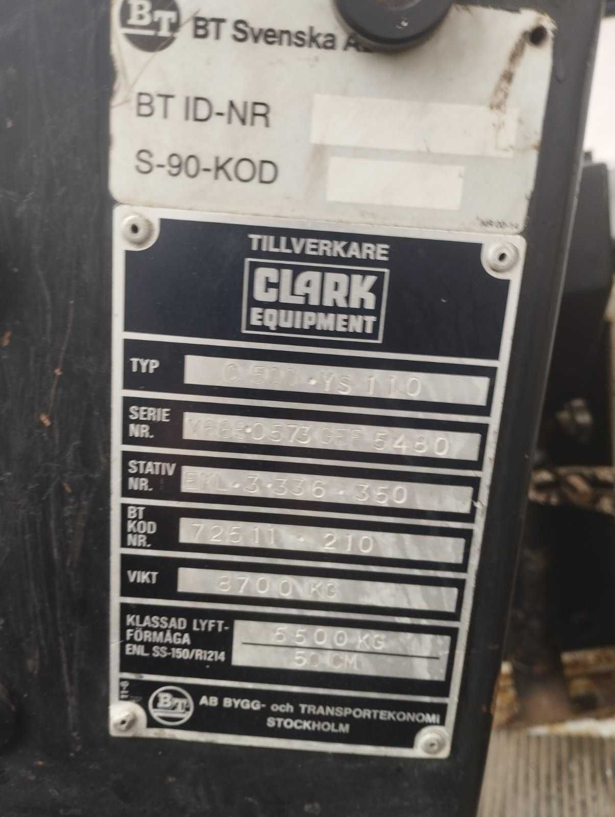 вилковий навантажувач  CLARK c500.YS110 5.5t