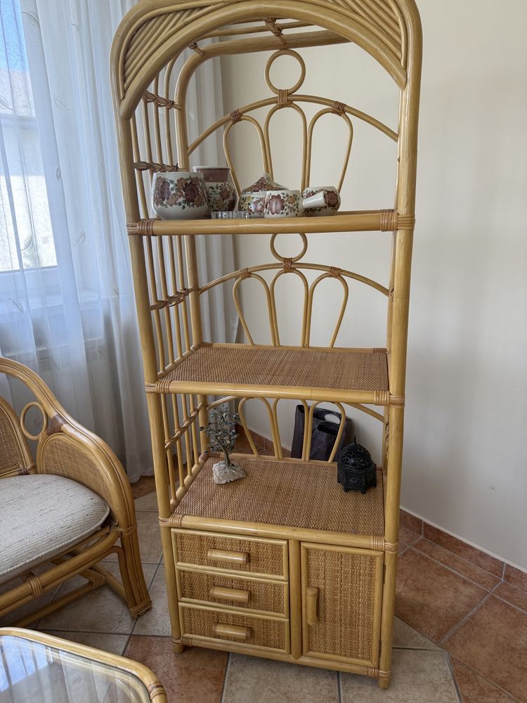 Meble rattan komplet