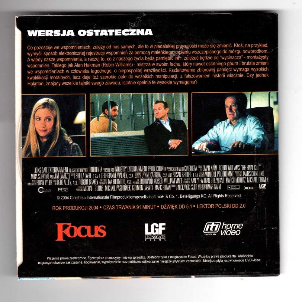 Wersja Ostateczna (Robin Williams) DVD