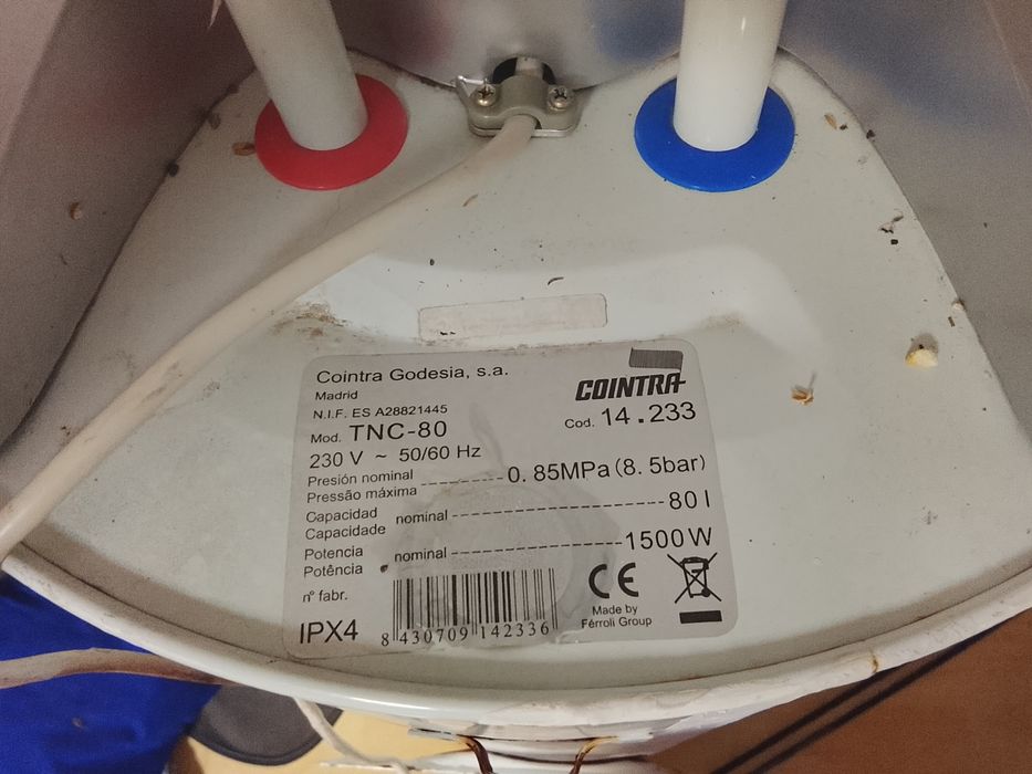 Cilindro de 80 litros, usado