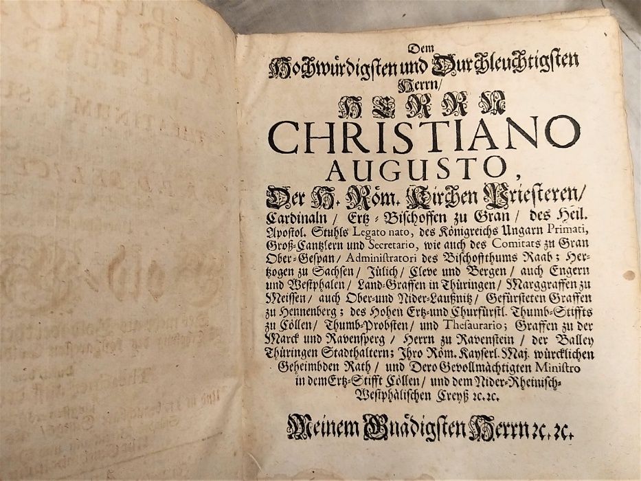 Aurifodina kopalnia złota Dzieło teologiczne F. Fossa 1709r