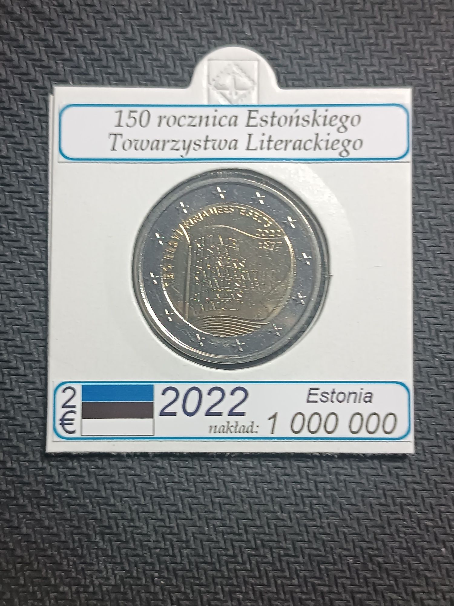 Moneta 2 euro Estonia 2022 rok