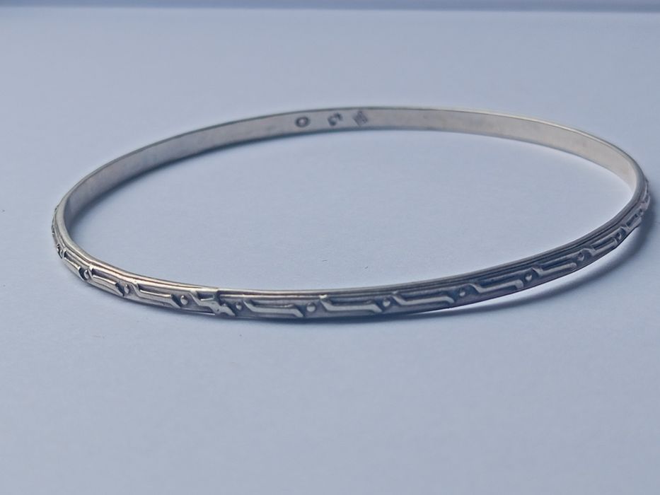 Bransoletka srebrna " Rytosztuka" okrągła SREBRO