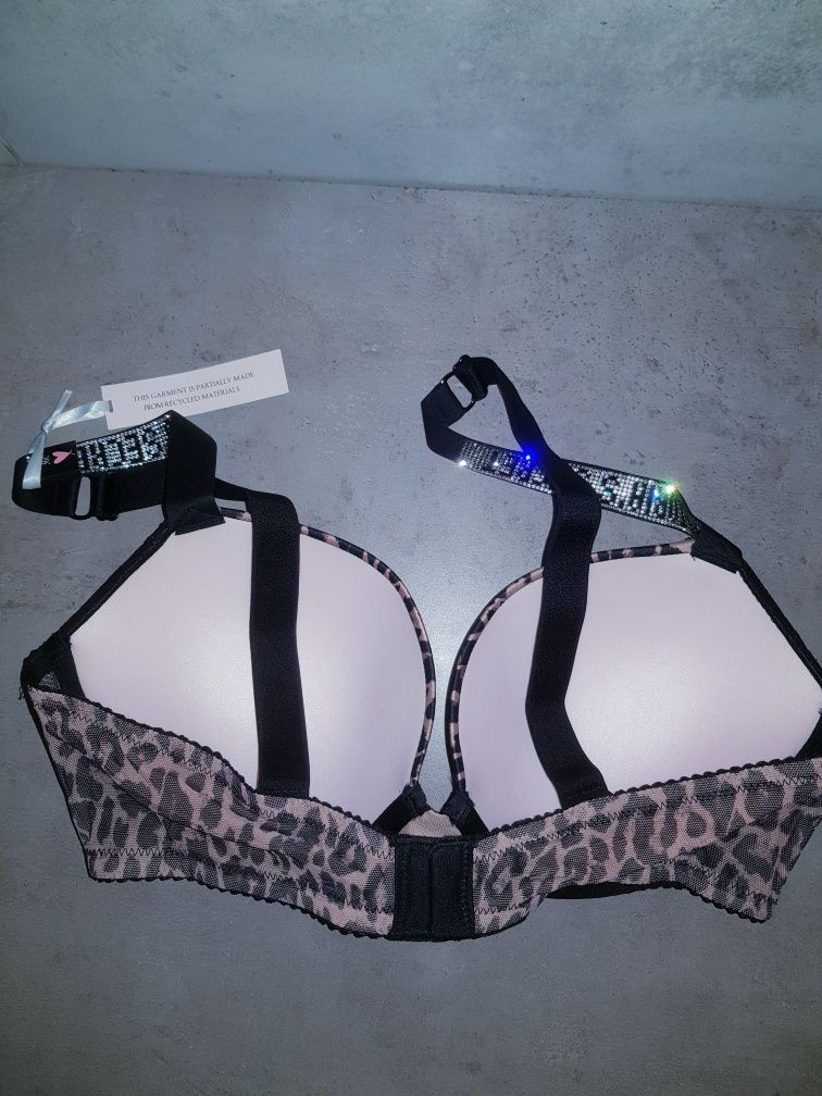 Biustonosz stanik koronka 36C 80C push up Victoria’s Secret oryginaln