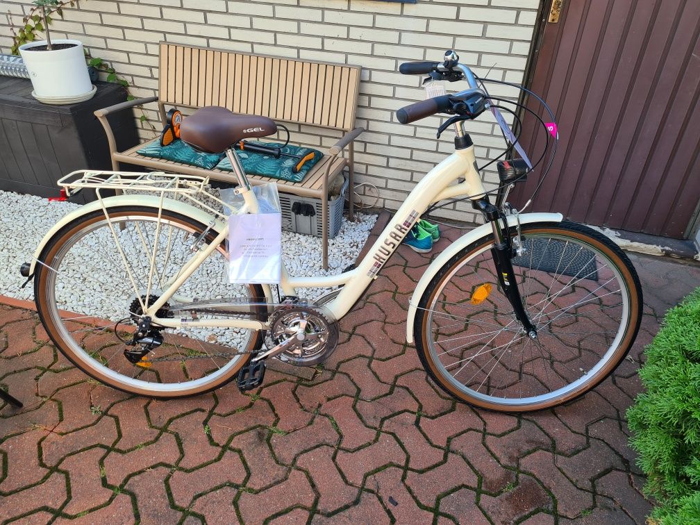 Nowy piękny rower miejski HUSAR Kopenhaga Holender Shimano