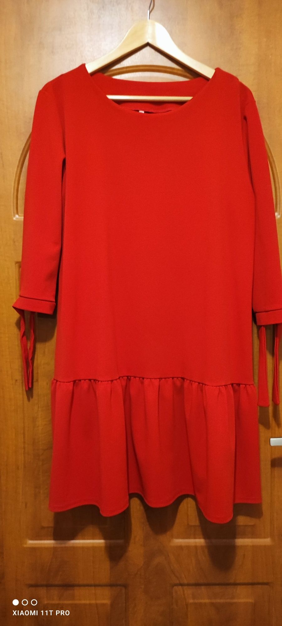 Sukienka czerwona XXL