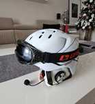 Kask narciarski 54-58 cm.