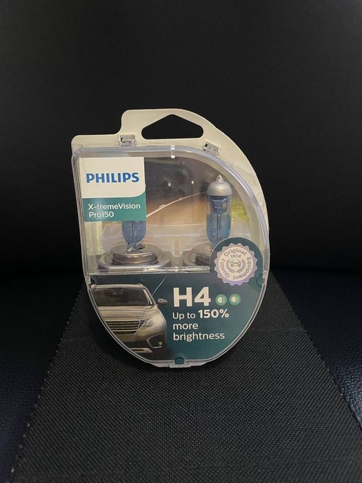 Автомобільна лампочка Philips X-tremeVision Pro150 H4 + 150% 12342XVPS