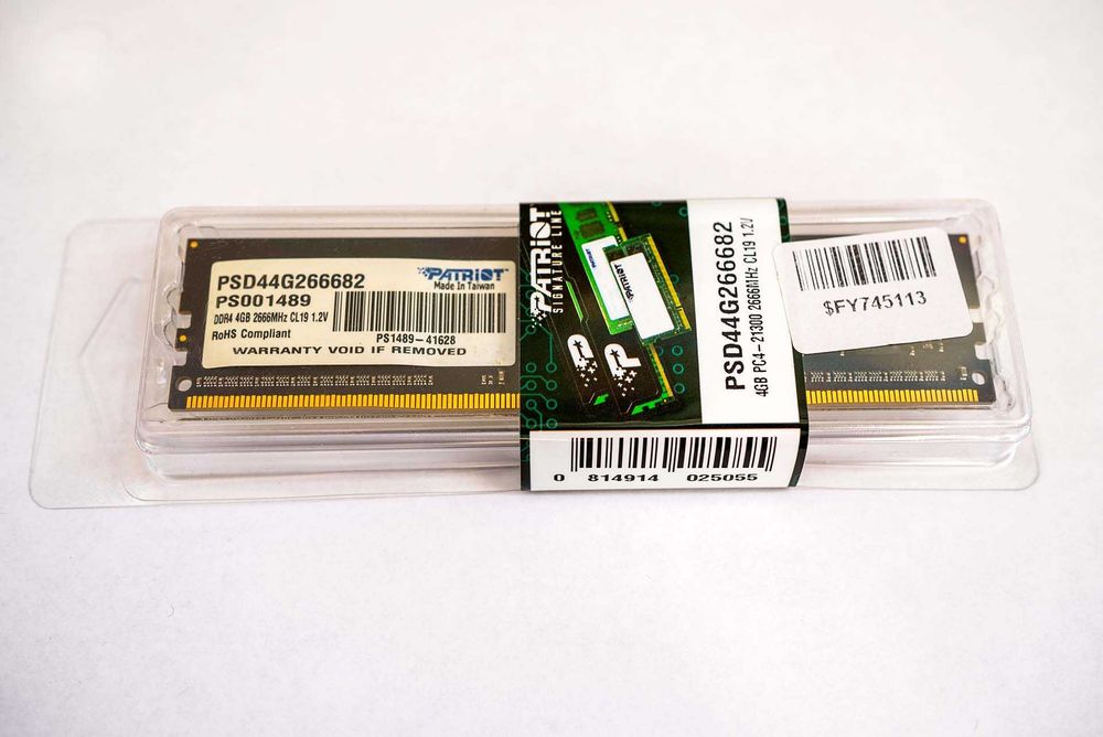 Оперативна пам'ять Patriot DDR4-2666 4096MB