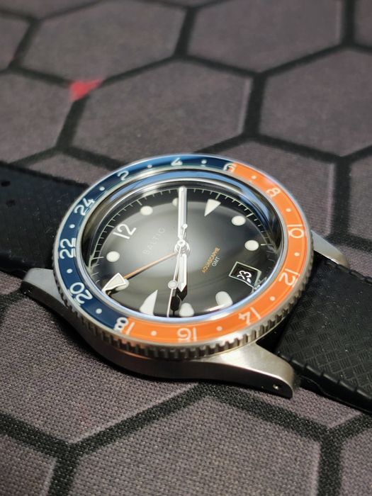 Baltic Aquascaphe GMT Orange z bransoletą BOR