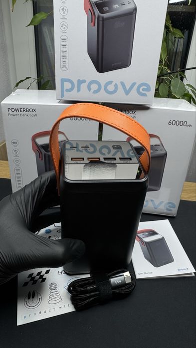 Павербанк Proove 60000 mAh 65w топова якість з гарантією 12 місяців