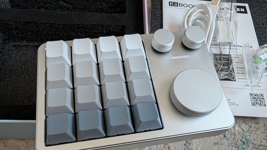Teclado Mecânico Macro Pad Kiboom Cybrix 16
