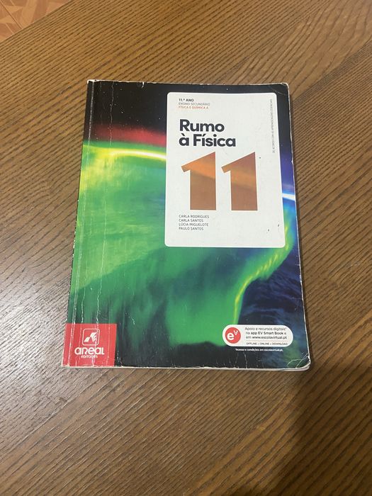 Manuais e caderno de atividades FQ 11 ano