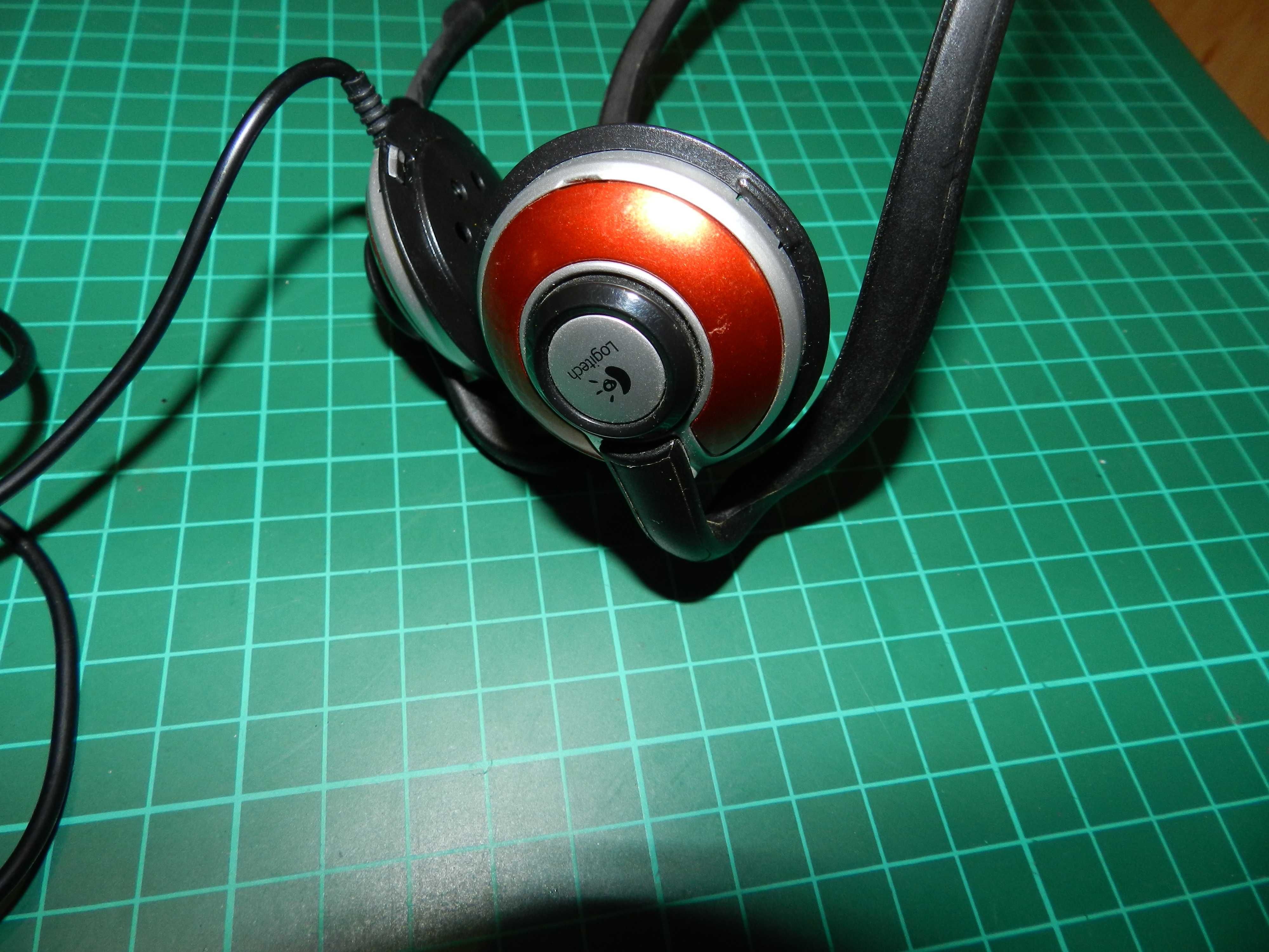 Słuchawki LOGITECH  z mikrofonem .