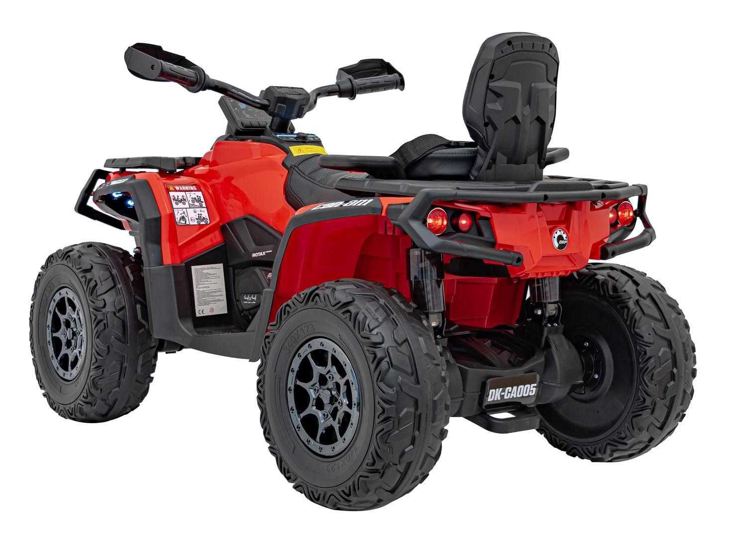 Quad na akumulator Can-Am 24V Outlander ATV 4x200W Miękkie koła dzieci