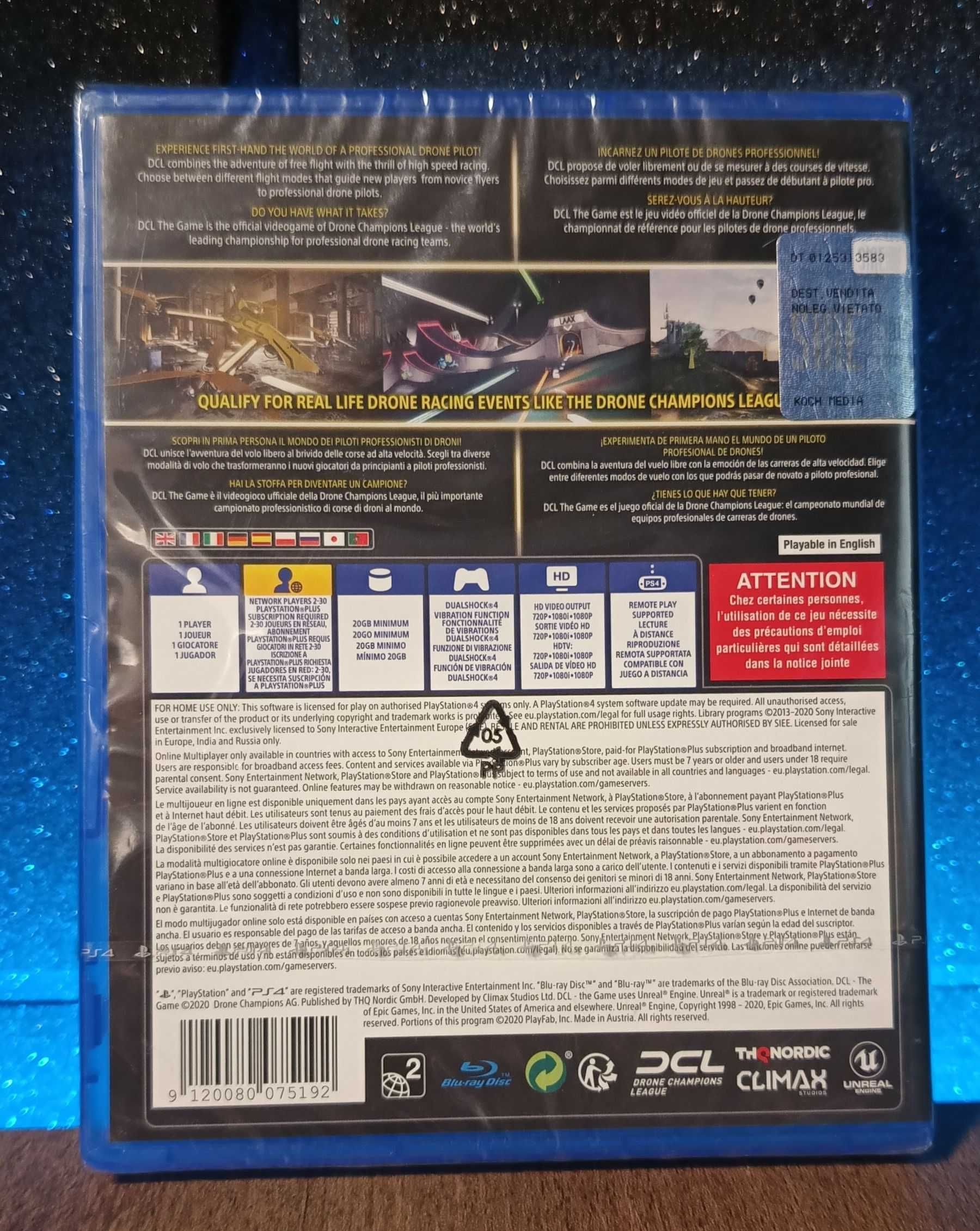 DCL: The Game PS4 / PS5 - drony świetna gra zręcznościowa o dronach PL