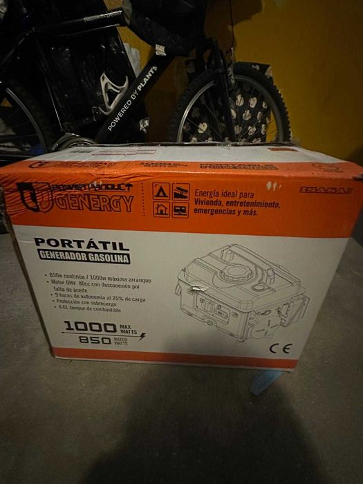 Gerador a gasolina arranque manual 1000/850W Genergy