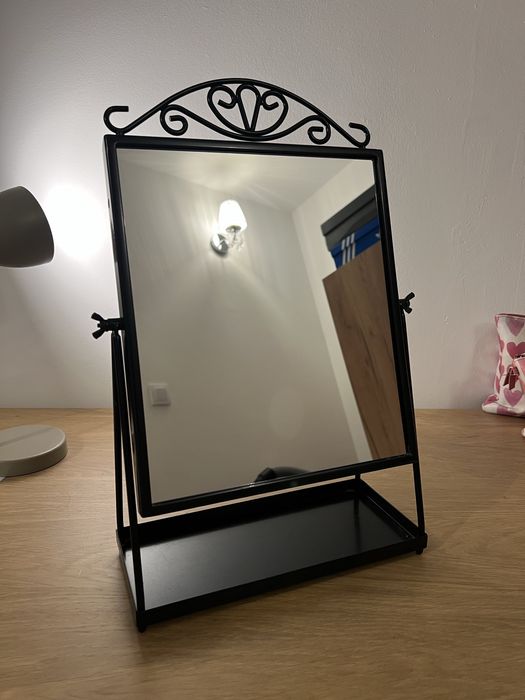 Lustro ikea stołowe czarne KARMSUND