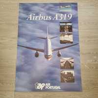 Cartaz da TAP - Airbus A319