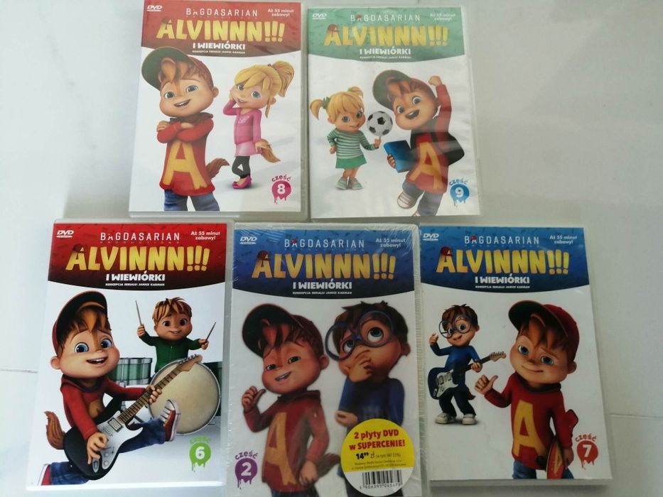 Alvin i Wiewiórki filmy na dvd