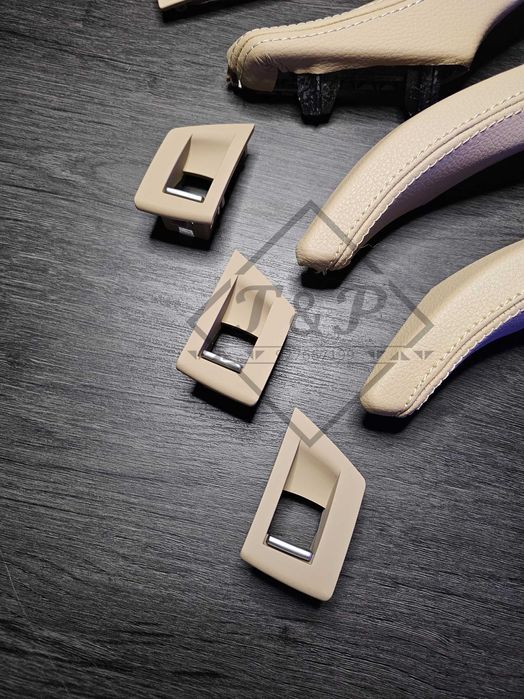 Pack TOTAL Puxadores Pele Porta Interior BMW F10 F11 18 Série 5 -NOVOS