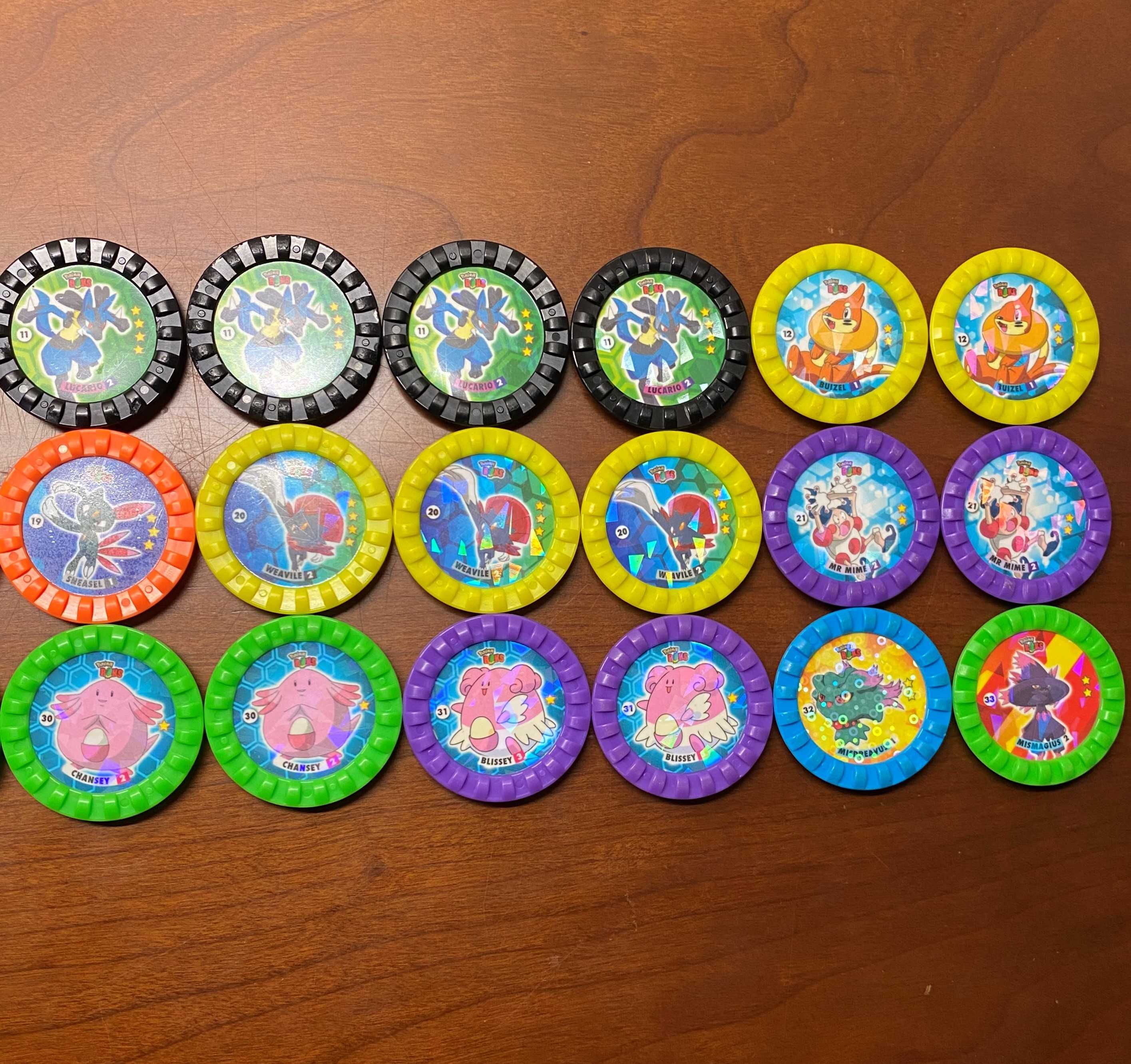 Tazos Pokémon Roks