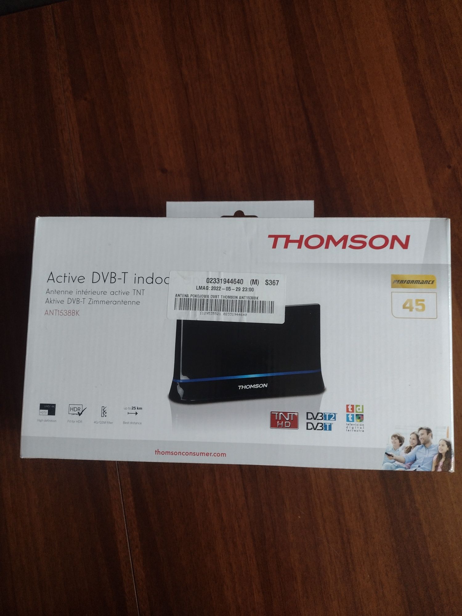 Antena pokojowa THOMPSON DVB-T