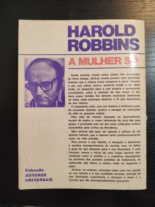 (Env. Incluído) A Mulher Só de Harold Robbins