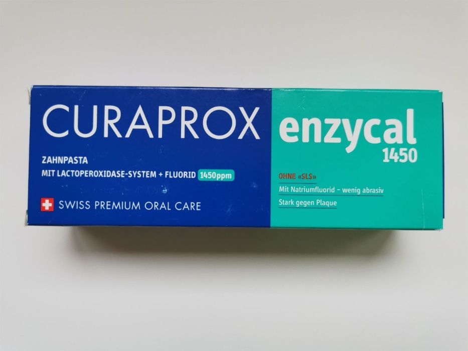 CURAPROX Enzycal 1450 (75 гр.)_Ферментная зубная паста