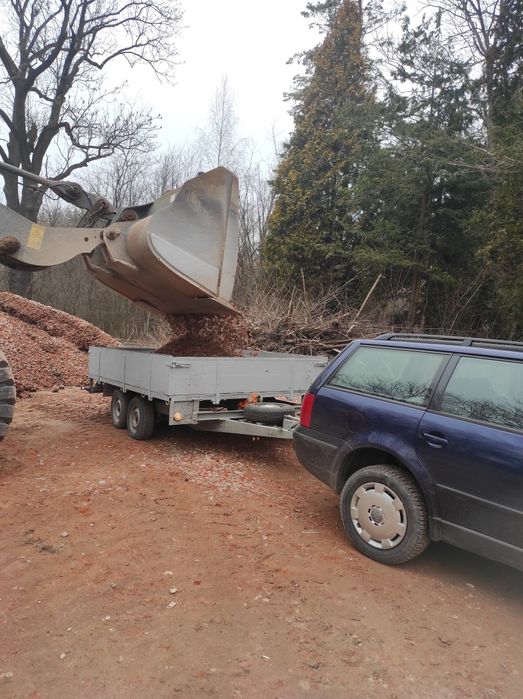 Przyczepka samochodową platforma dmc 1350kg dwuosiowa  320 x 220