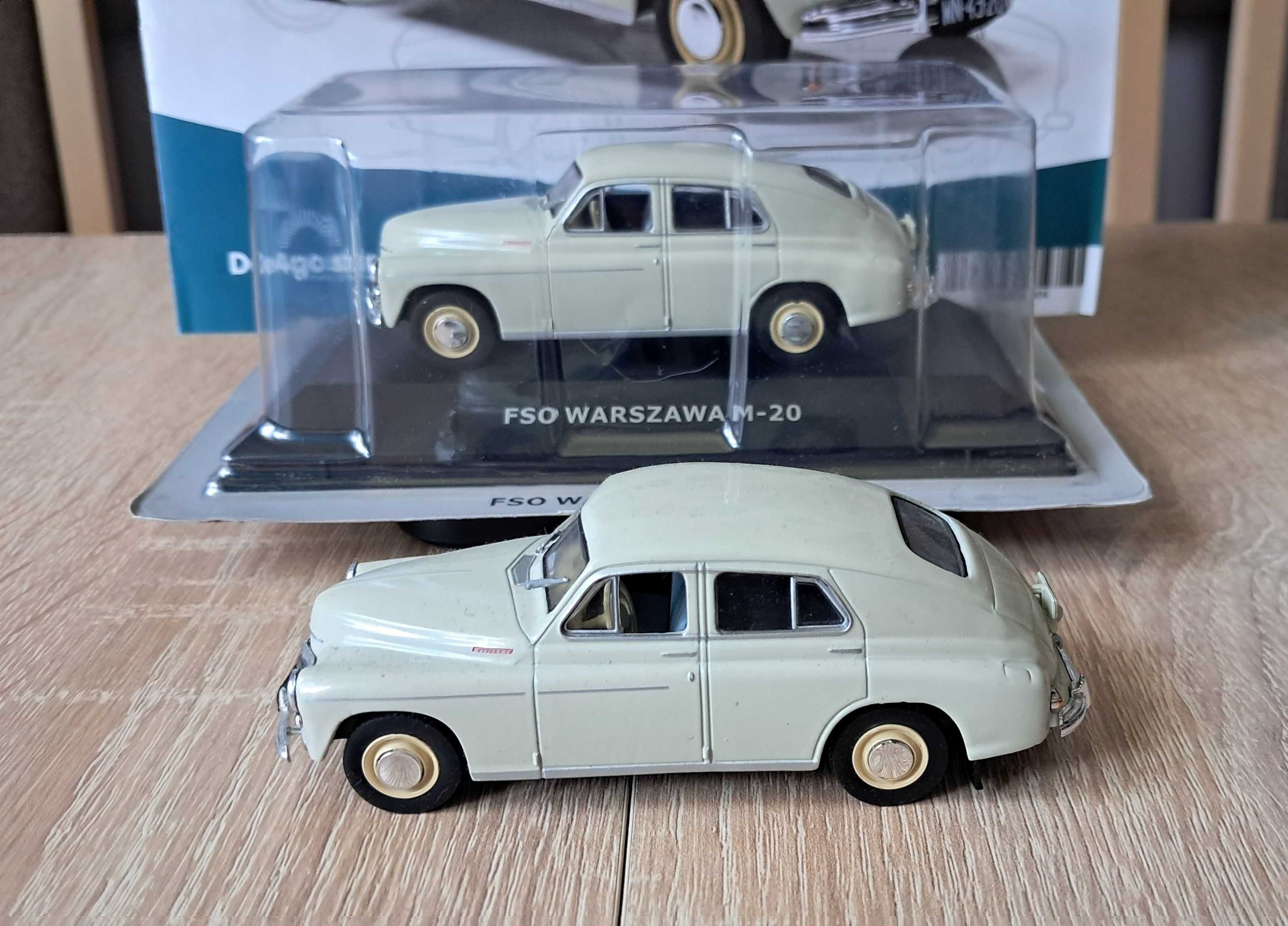 Legendy FSO Warszawa M-20 - nowy, gazetka. 1:43