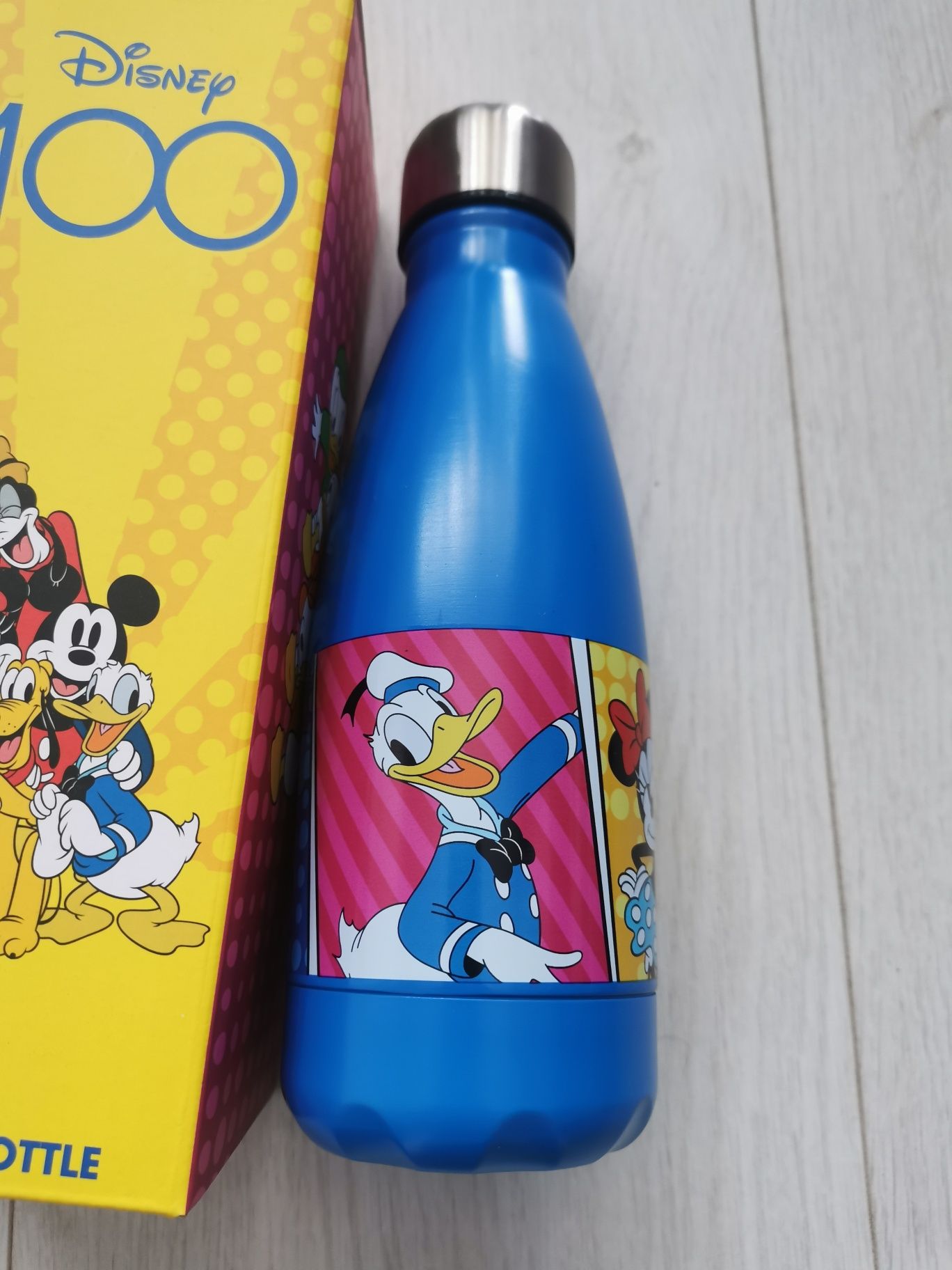 Metalowa butelka na wodę, bidon 500 ml Disney Nowa