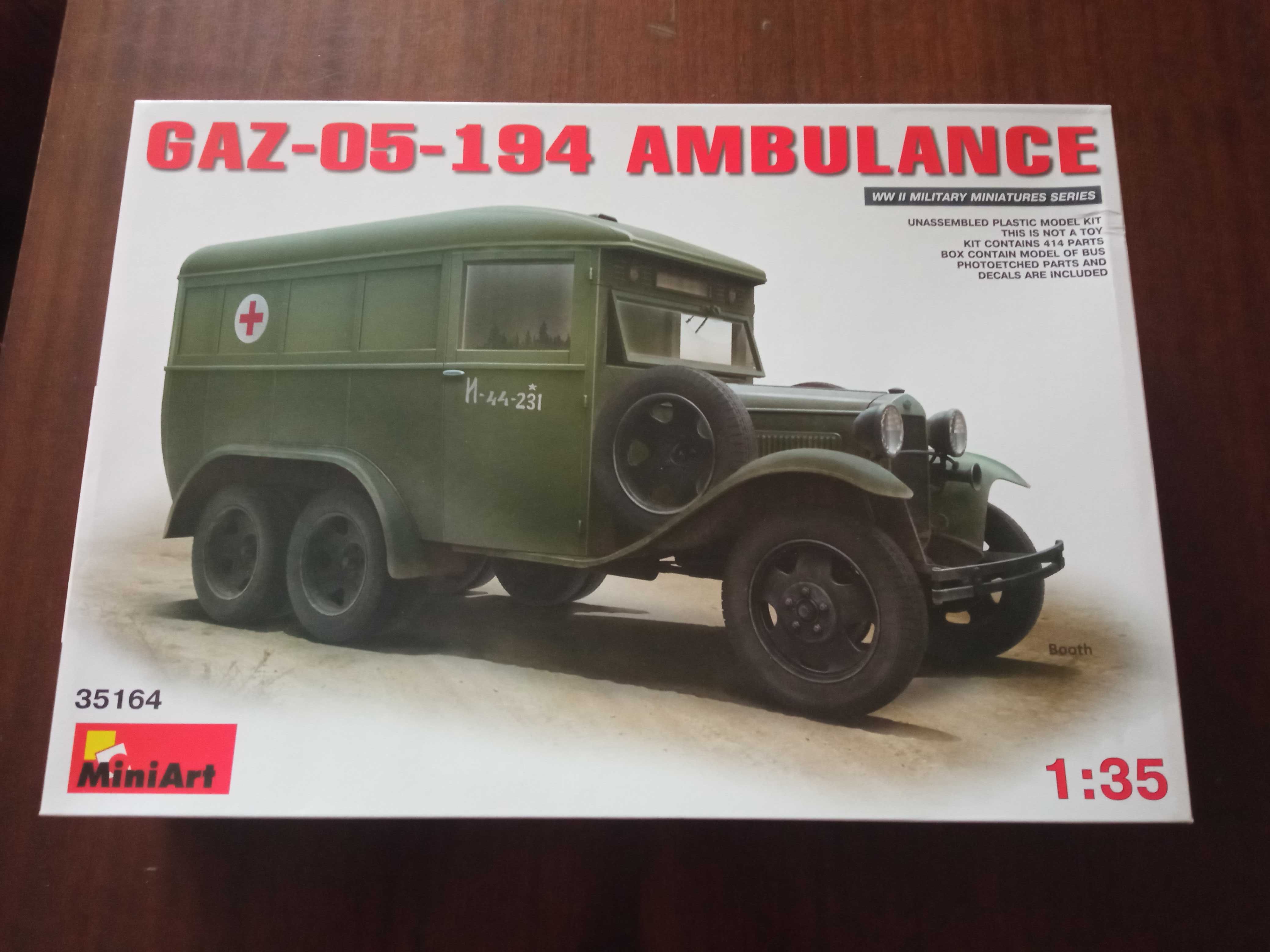 GAZ-05-194 Ambulance - Miniart 35164 (1:35)