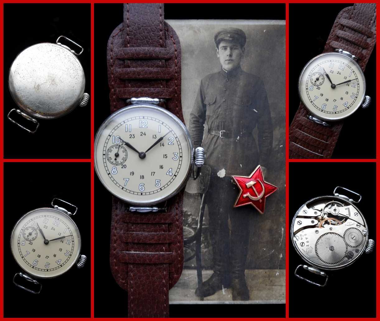 1938 г. часы ВЕЛИКОЙ ОТЕЧЕСТВЕННОЙ ВОЙНЫ, сделано в СССР, механика.